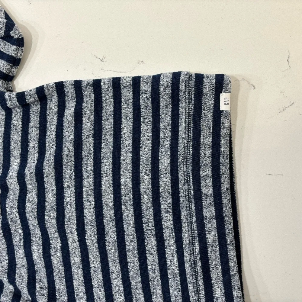Striped Navy and Gray Kids Top